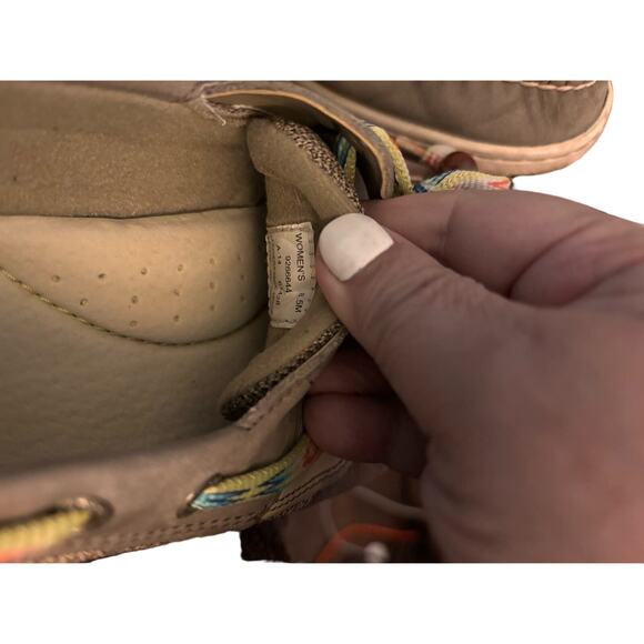 Sperry Top Sider Bluefish 2-Eye Boat Shoes, Linen Oat, Size 8.5 - Picture 5 of 6